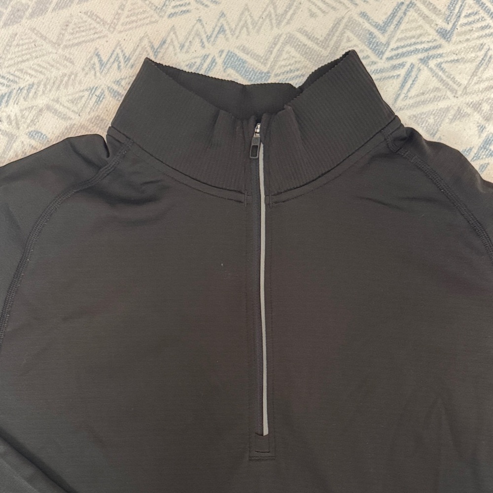 Lululemon Black Quarter-Zip Pullover - Picture 2 of 5
